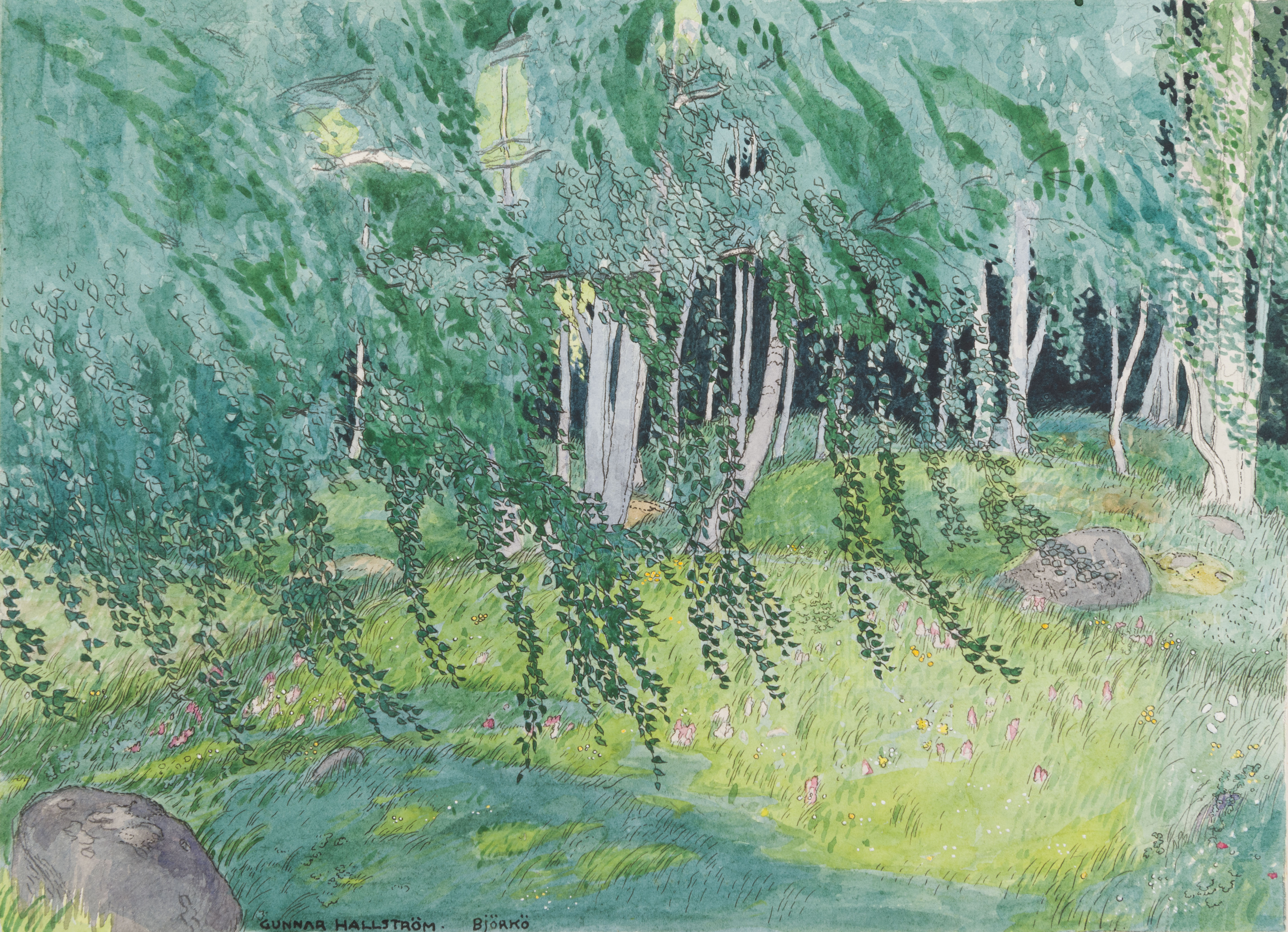 Trees at Björkö